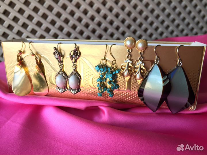 СССР Серьги Бижутерия Раритет