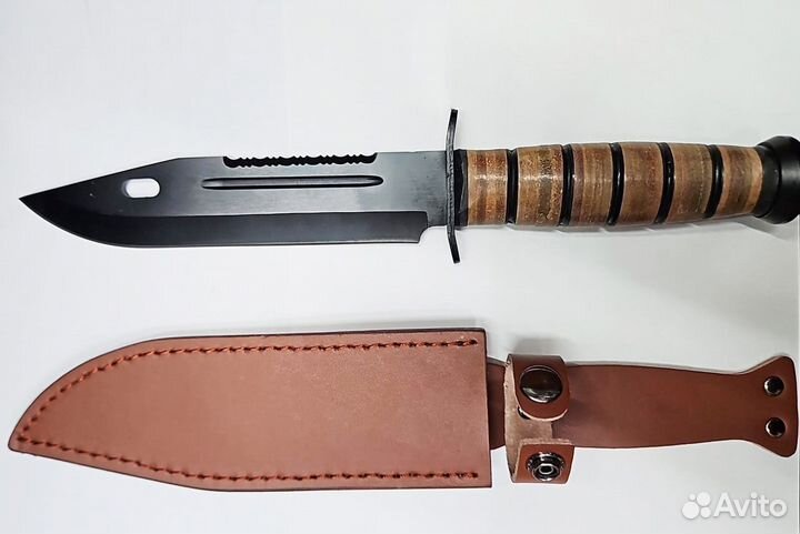 Туристический нож Ka-Bar с серрейтором