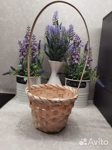 Корзина соломенная