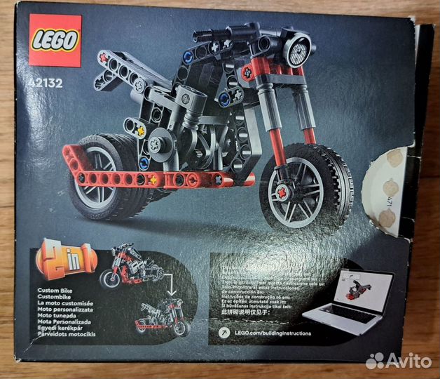 Конструктор lego Technic 42132 Мотоцикл