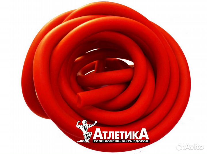 Эспандер-жгут цельный дл: 5м, D-15мм, цв: красный