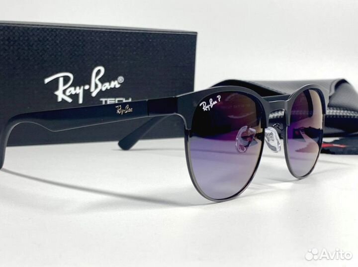 Очки Ray Ban синий градиент