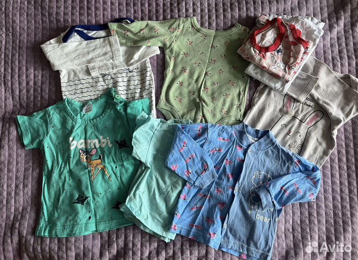 Детская одежда пакетом вещи для малыша