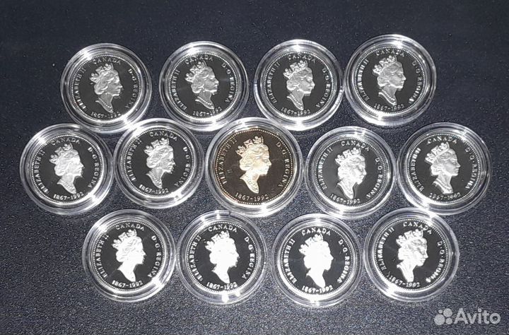 Набор монет 1992 год канада (125 лет конфедерации)