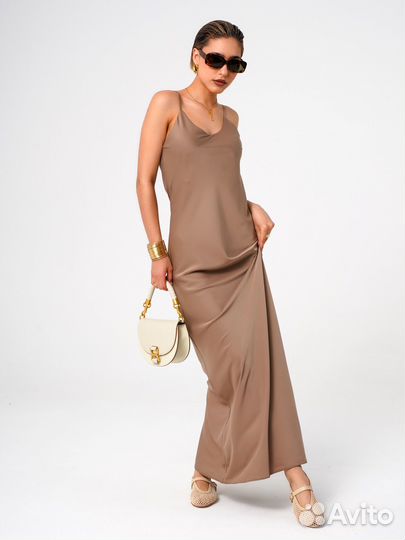 Платье комбинация шёлковое