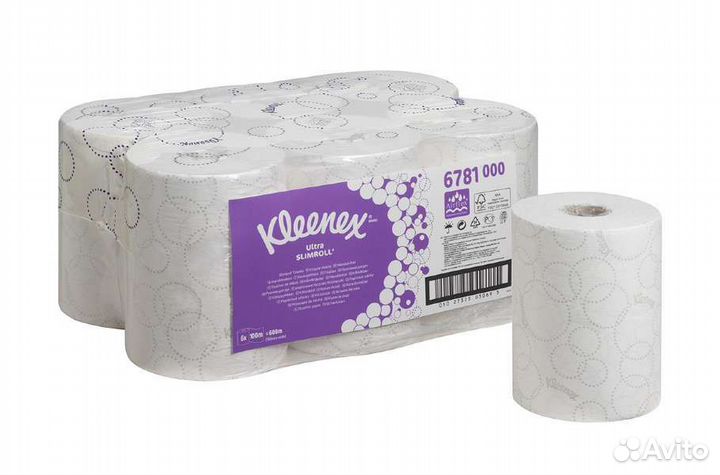 6781 Бумажные полотенца в рулонах Kleenex Slimroll