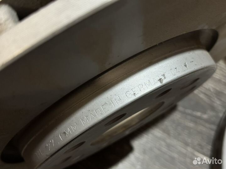 Диски колодки на переднюю ось 314/30 MQB