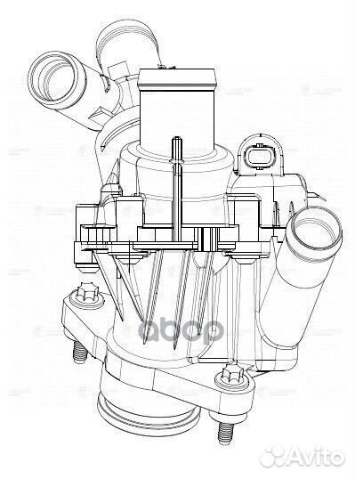 Luzar LT15274 Термостат Mercedes-Benz class B;M