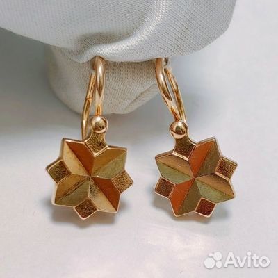 Золотые серьги