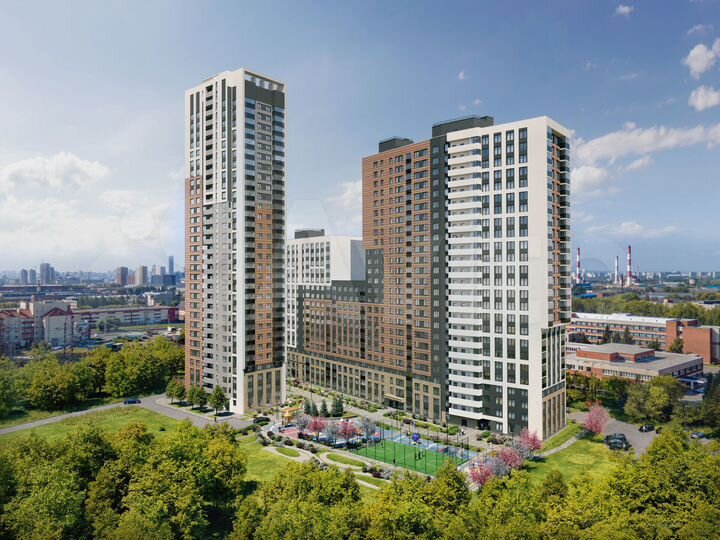 2-к. квартира, 68,5 м², 13/19 эт.