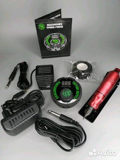 Тату набор машинка для татуажа Dragon драгон перма