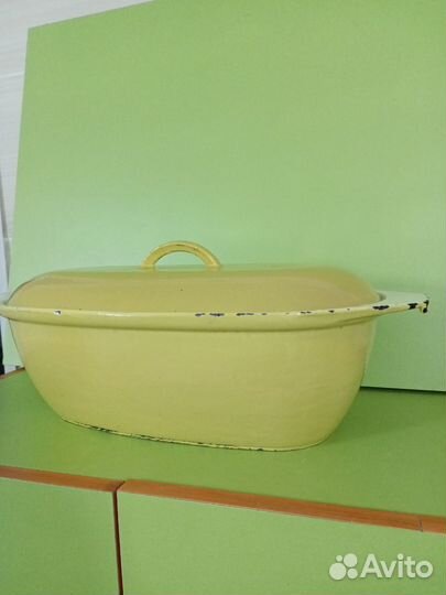 Утятница чугунная эмалированная