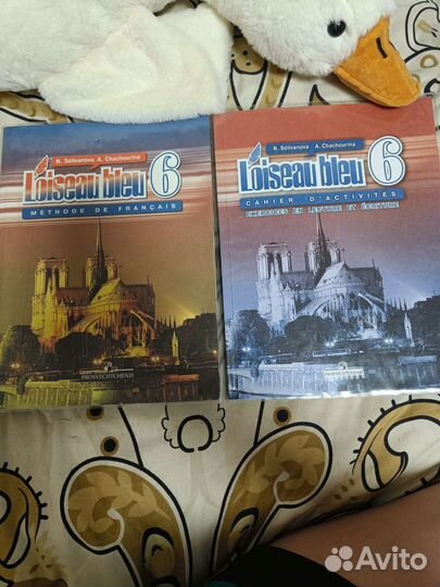 Учебник и сборник упражнений по французскому 6 кл