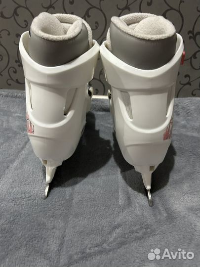 Коньки для девочки раздвижные 34 37