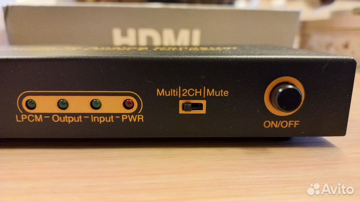 Декодер многоканального звука с hdmi на 7.1 аналог