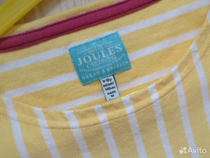 Жёлтое платье Joules 140
