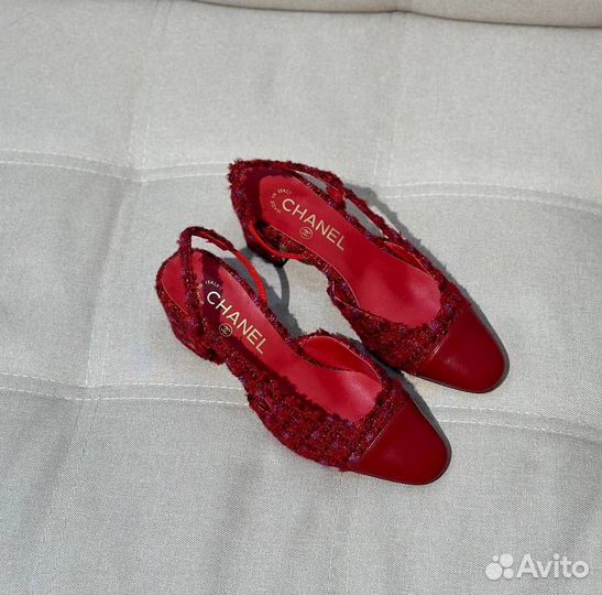 Туфли твидовые Chanel