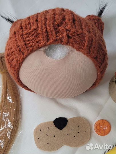 Текстильная кукла Белочка, заготовка