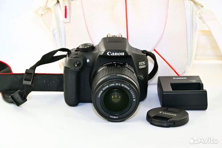 Canon EOS 1300D/T6 18.0MP цифрозеркалка Kit 18-55