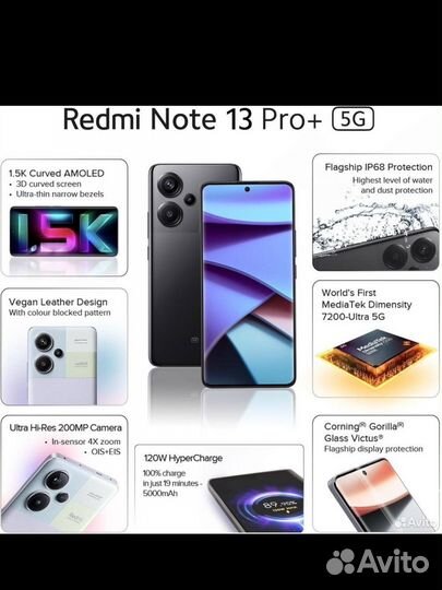 Xiaomi Redmi Note 13 Pro+, 12/512 ГБ