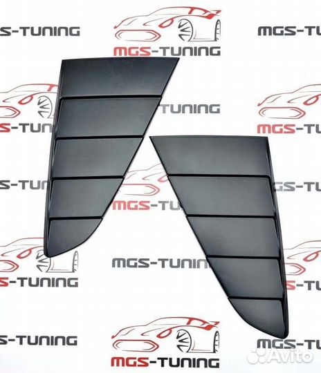 Жабры на задние форточки PFT Ford Mustang 2014+