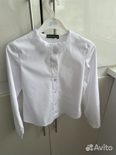 Школьные блузки для девочки 122 -134