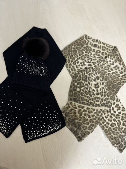 Шапки с шарфом