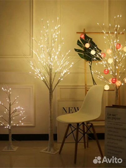 Светильник торшер гирлянда