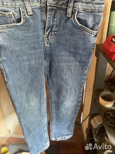 Джинсы на мальчика 116