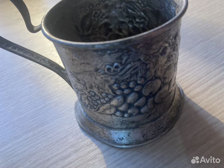 Подстаканник мельхиор