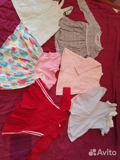 Платья для девочки пакетом 80-86