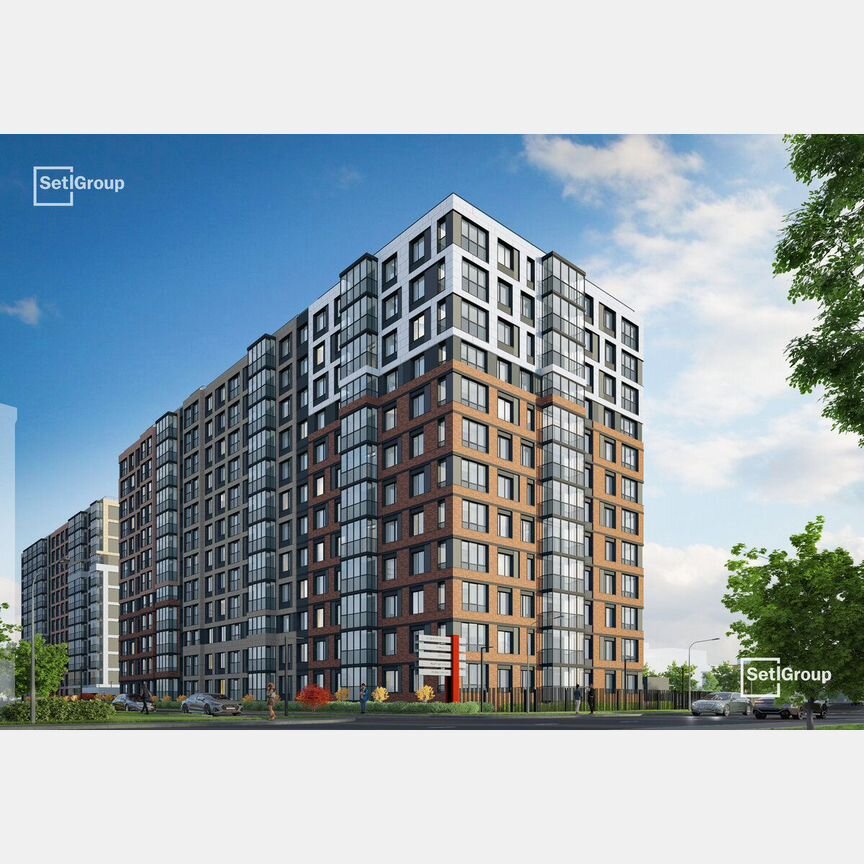 1-к. квартира, 31,3 м², 8/12 эт.
