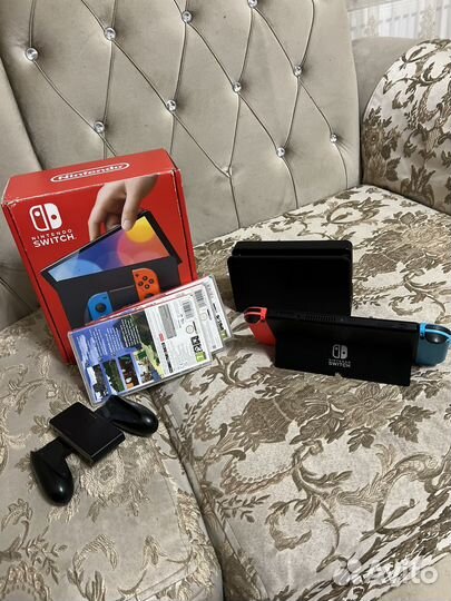 Nintendo switch oled neon