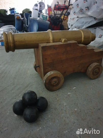 Пушка корабельная макет