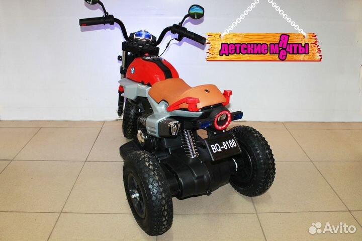 Новый детский электромотоцикл