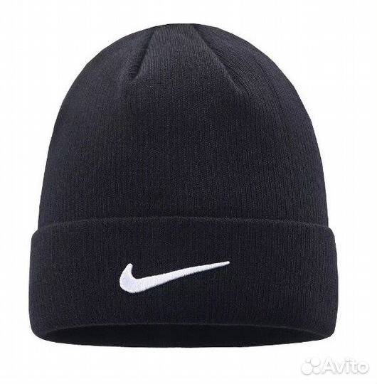 Шапка чёрная nike, adidas новые