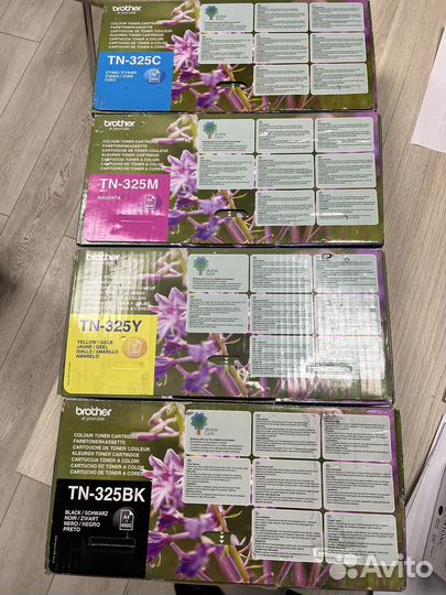 Картриджи Brother TN325C TN325M TN325Y TN325k