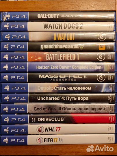 Игры для приставки ps4