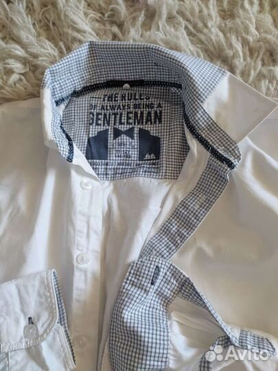 Рубашки брендовые на мальчика 140-164, новое и бу