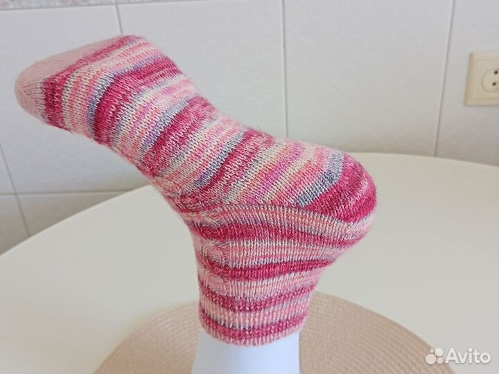 Носки женские шерстяные ручной работы