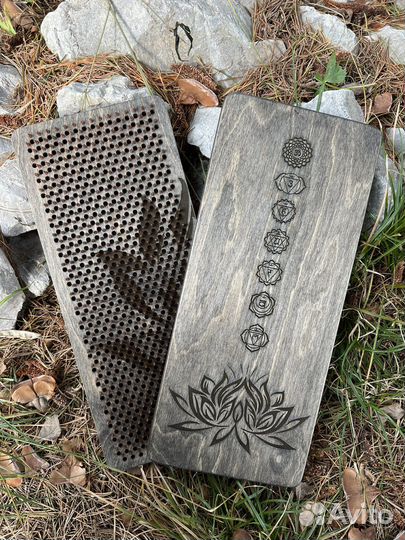 Доска садху медная с медными гвоздями