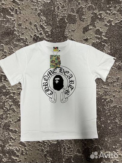 Футболка bape x Chrome hearts