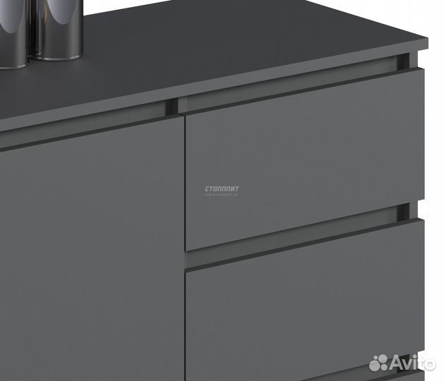 Комод серый