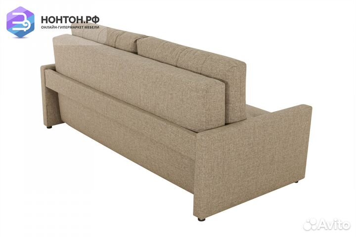 Диван еврокнижка Норд темно-бежевый