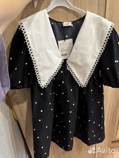 Платье женское lime xs с воротником