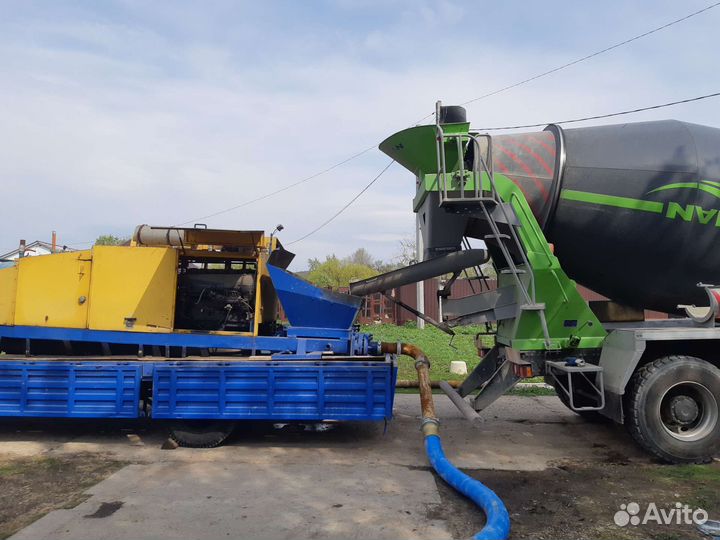 Услуги бетононасоса