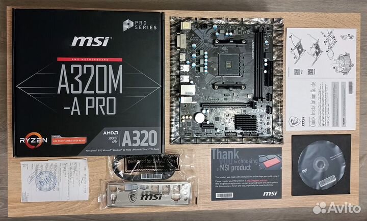 MSI A320M-A PRO AM4 Новая, на гарантии