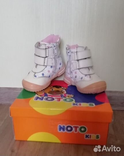 Сапожки демисезон. для девочки Noto Kids разм. 20