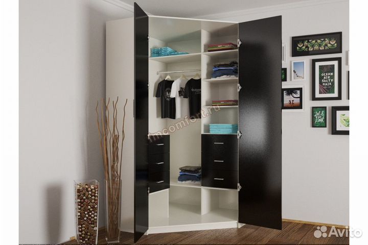 Шкаф угловой новый