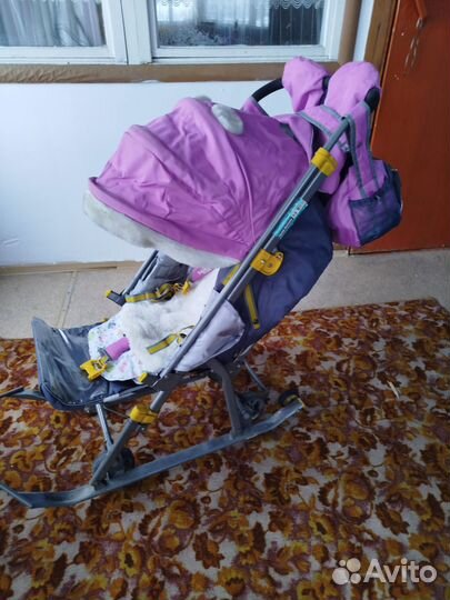 Коляска санки